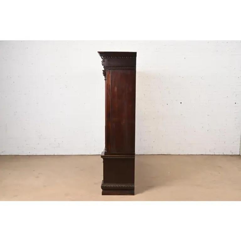 R. J. Horner Librería de caoba tallada estilo Renacimiento Antique French en venta 4