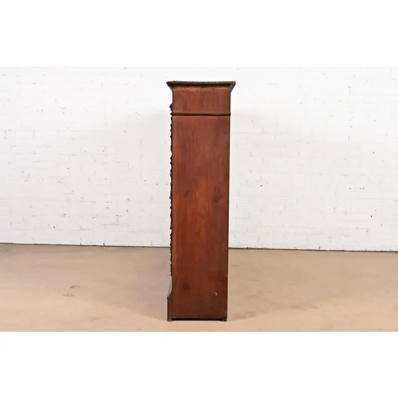 R. J. Horner - Mobile libreria doppio in stile vittoriano antico, circa 1890 in vendita 4