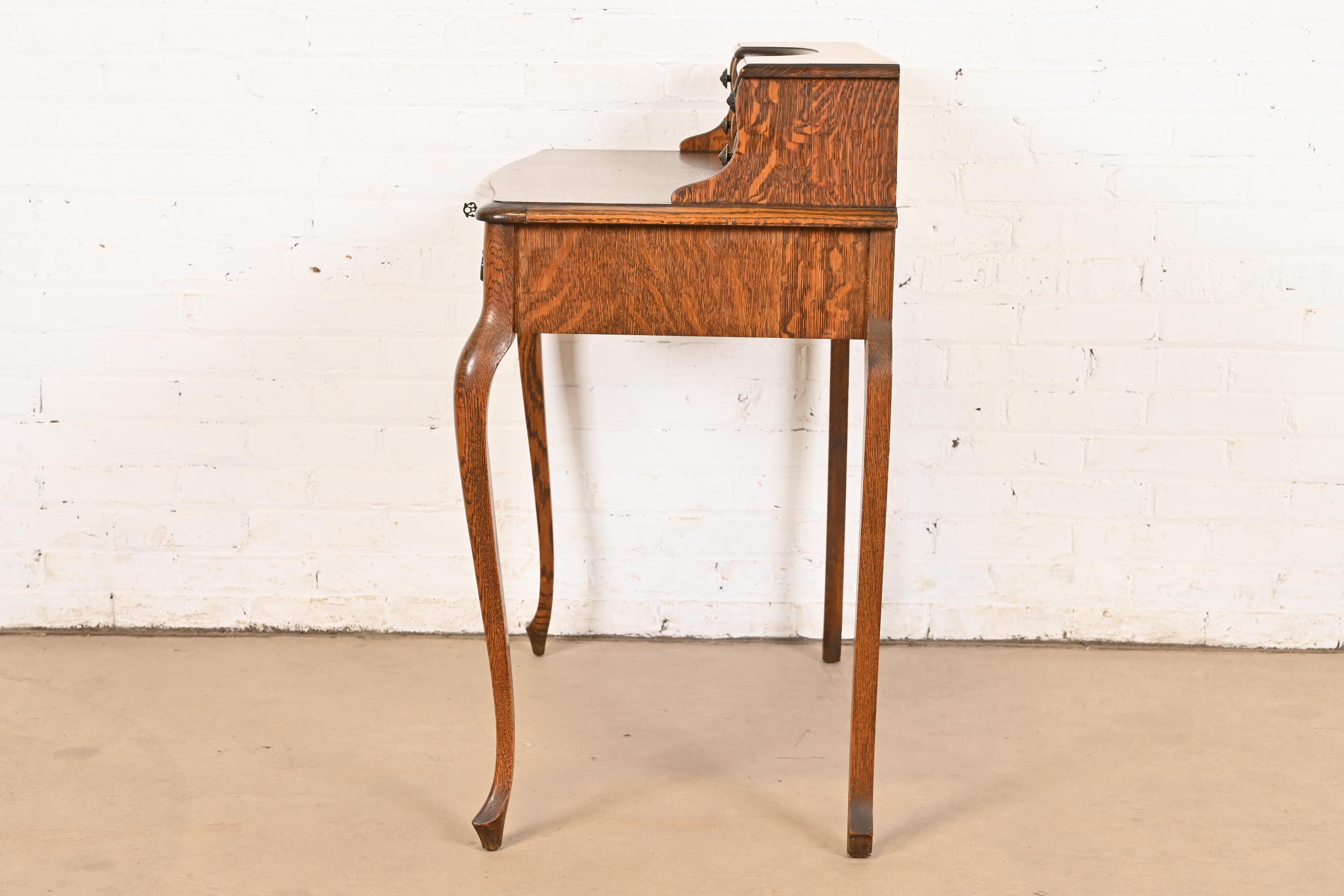 Bureau victorien ancien pour femmes de style R. J. Horner, vers 1890 en vente 4