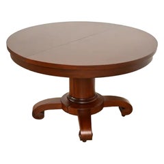 R. J. Horner Style Monumental Antique American Empire Mahogany Dining Table