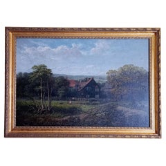 R. J. OSBORN (British, XIX)o“Wyldes farm in Hampstead”, circa 1860
