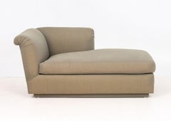 R. Jones and Associates Golden Sheen Upholstered Chaise Longue