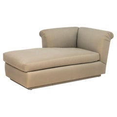 R. Jones Golden Sheen Upholstered Chaise Longue