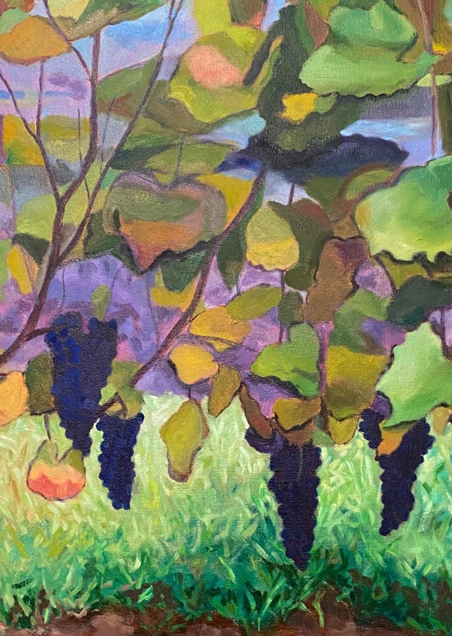 Parras, óleo original 36x24 paisaje contemporáneo - Painting Contemporáneo de R. Kirk Moore