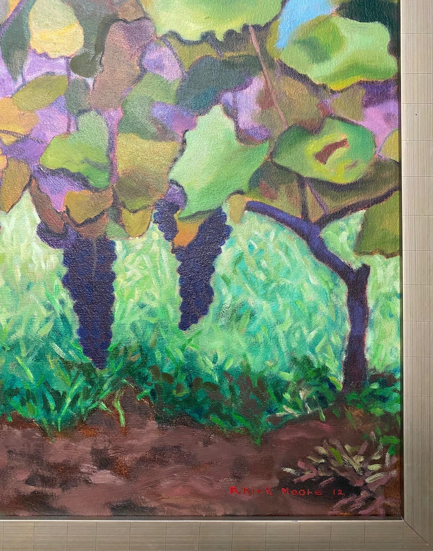 Parras, óleo original 36x24 paisaje contemporáneo en venta 2
