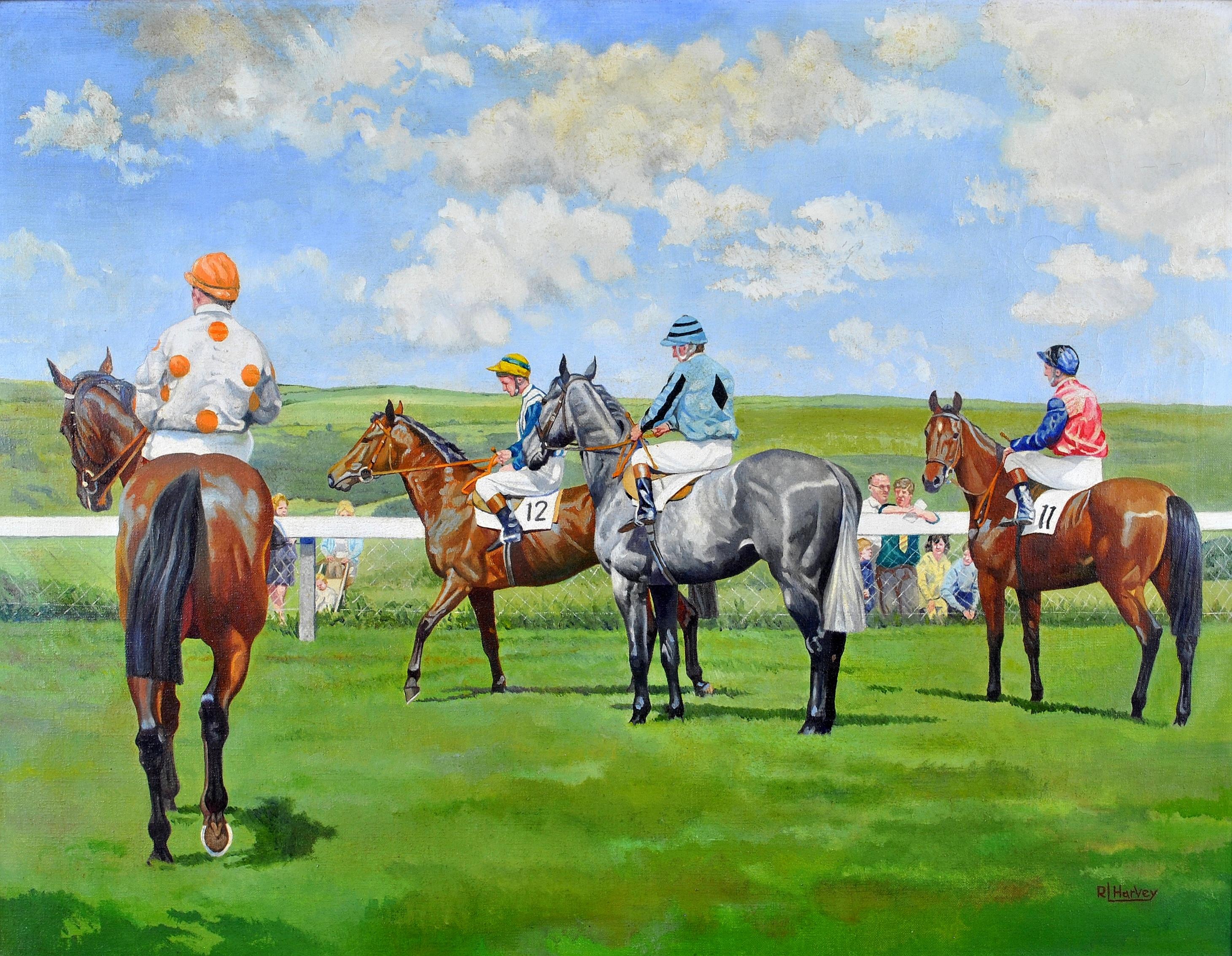 R. L. Harvey At The 6 Furlong Post Brighton Large English Horse