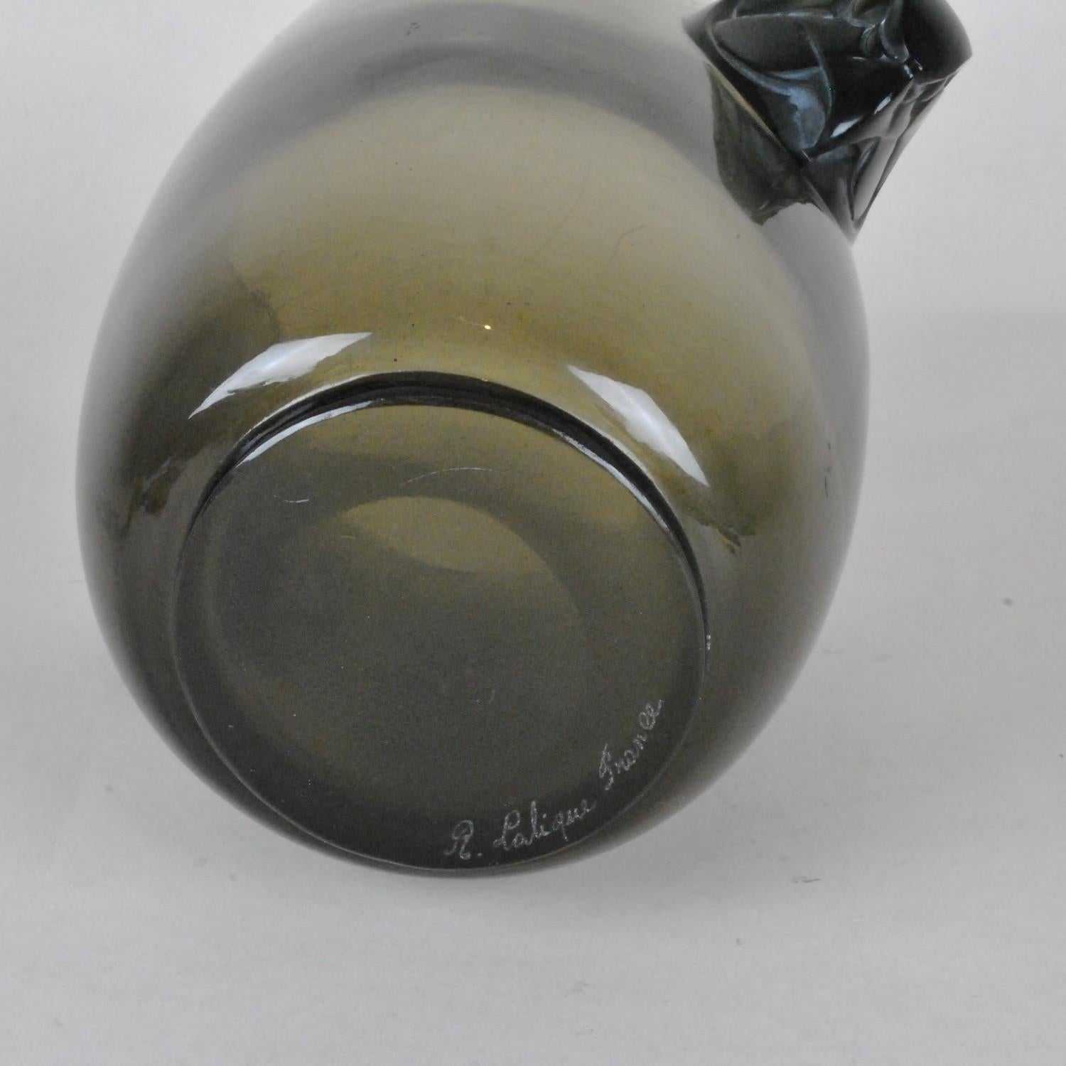 R Lalique, Albert Or 'falcon Heads' Vase, Art Nouveau, 20th Century For Sale 7