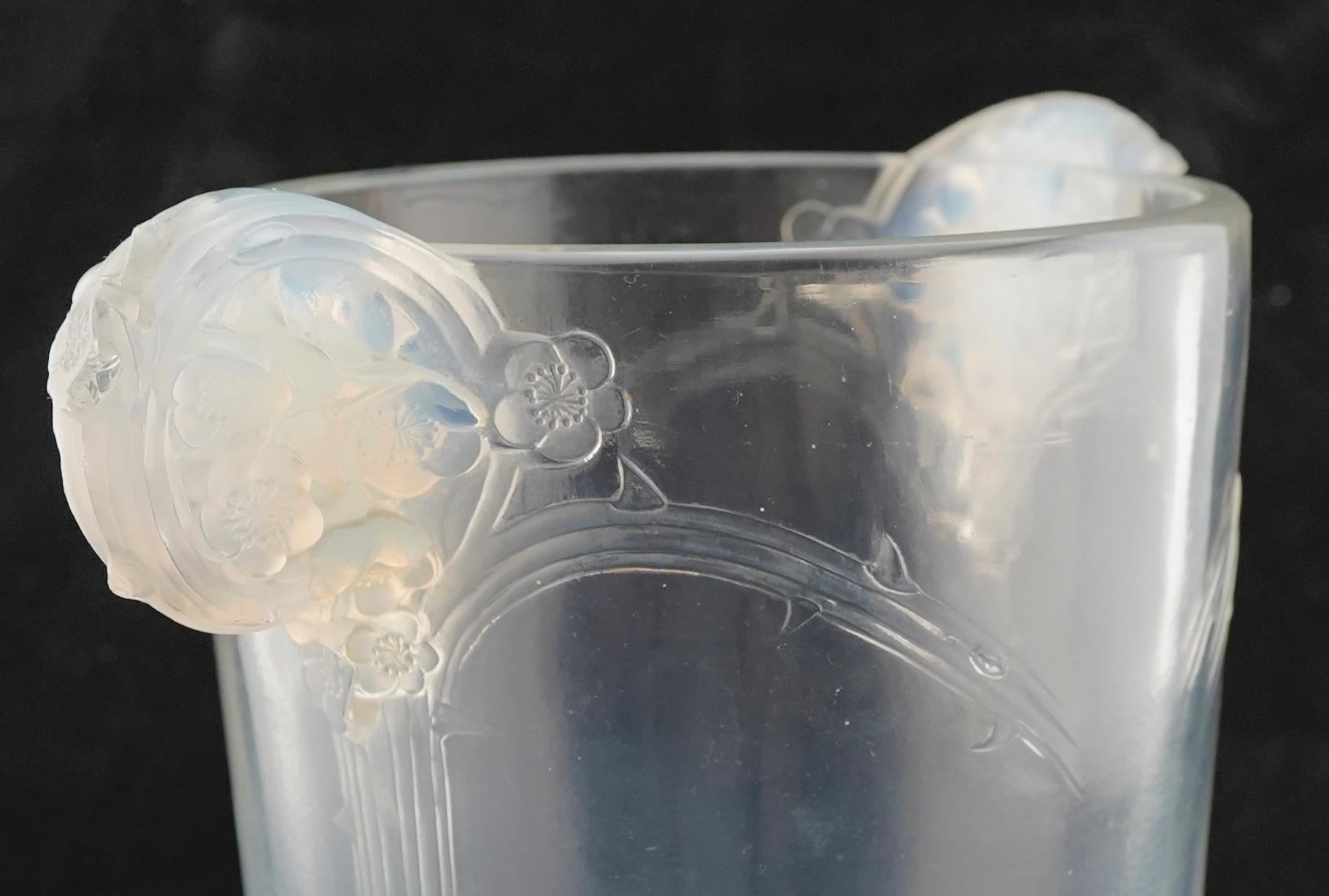Francese R Lalique Vaso Chamarande circ 1928 in vendita