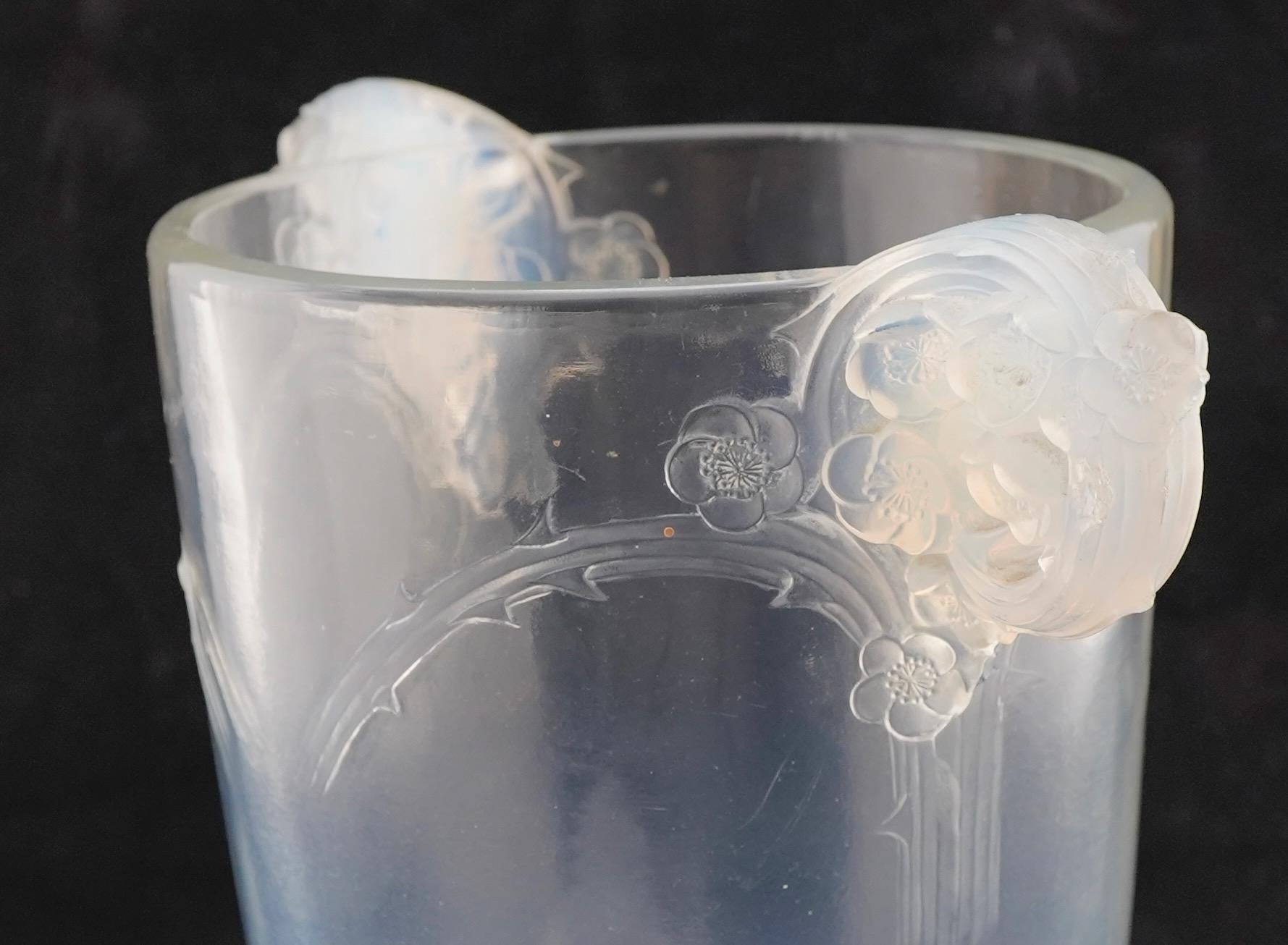 Calco R Lalique Vaso Chamarande circ 1928 in vendita