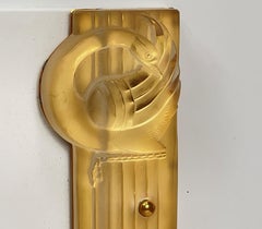 R. Lalique Desk Set Josephine Model