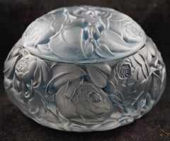 R Lalique Dinard Box Blue Patina
