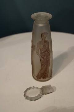 R. Lalique Glass Perfume Bottle, 20th Century