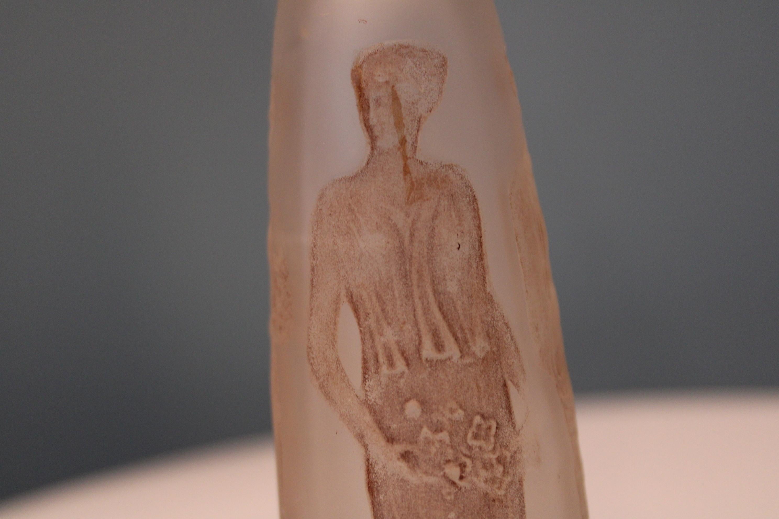 R. Lalique, Parfümflasche aus Glas, 20. Jahrhundert im Angebot 4