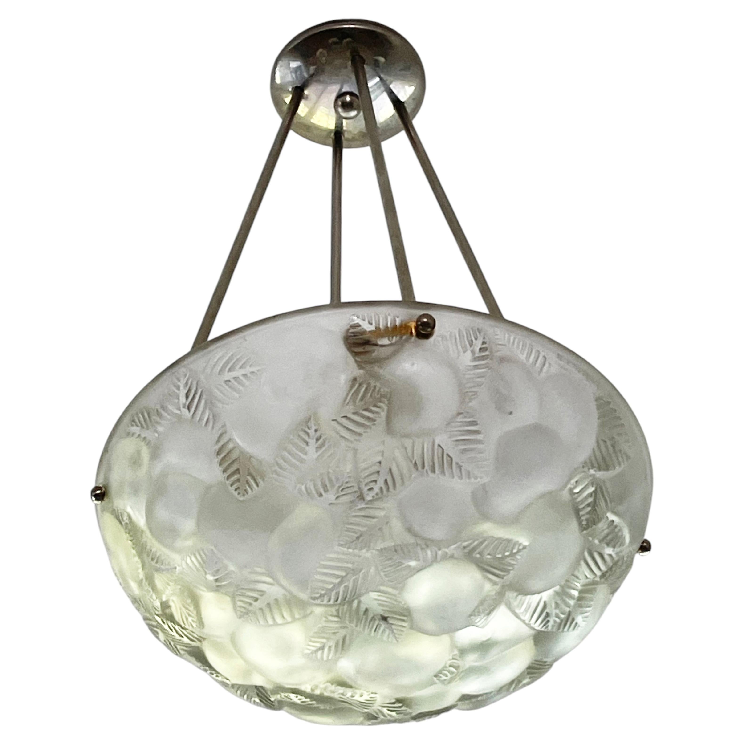 R. Lalique "Lausanne" Chandelier