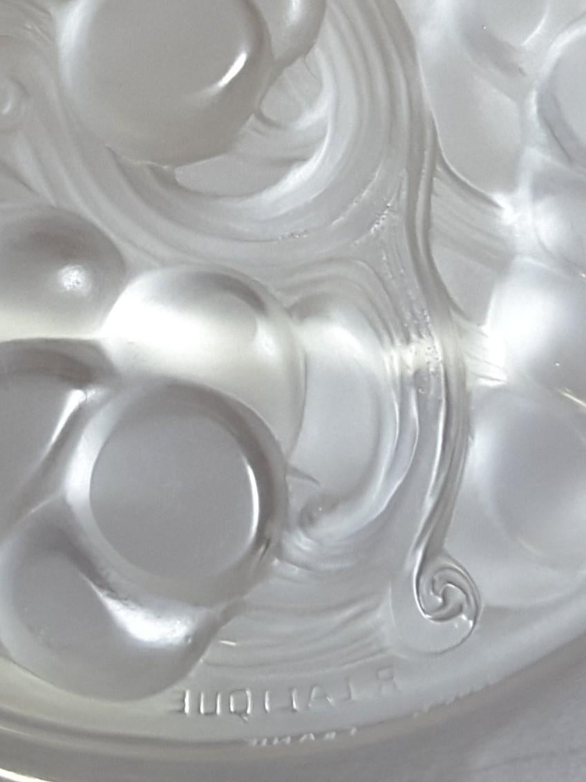 Art Deco R. Lalique Marienthal Set of Six Dessert Plates