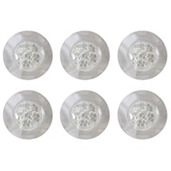 R. Lalique Marienthal Set of Six Dessert Plates