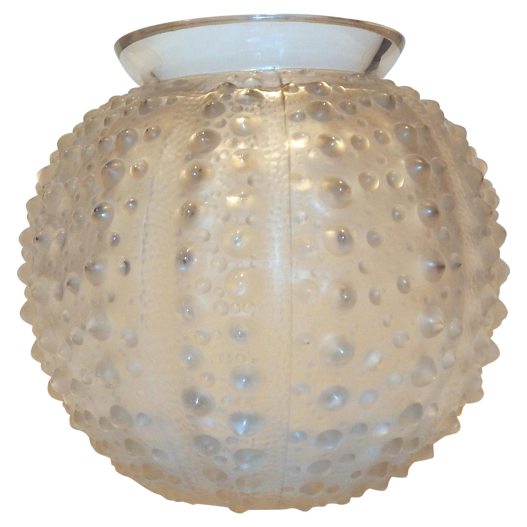 R. Lalique "Oursin" or Sea Urchin Vase, circa 1935