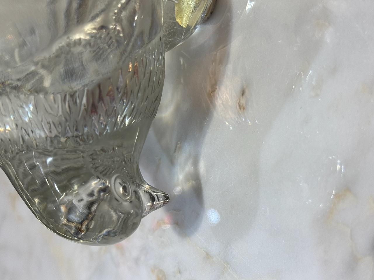 R Lalique, Pair of Pigeon Vervier and Pigeon   “GAND” 2