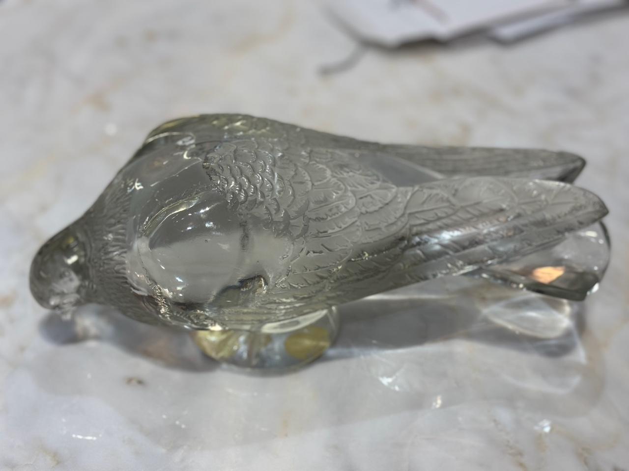 R Lalique, Pair of Pigeon Vervier and Pigeon   “GAND” 3