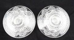 R Lalique Coppia di portacandele di San Gallo, 1934