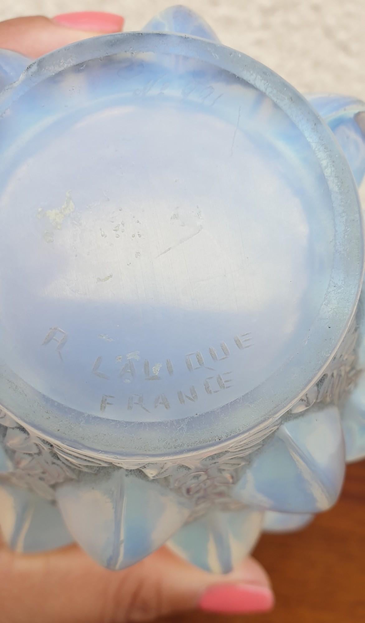 R Lalique, Rampillon Vase, XXth Century For Sale 5