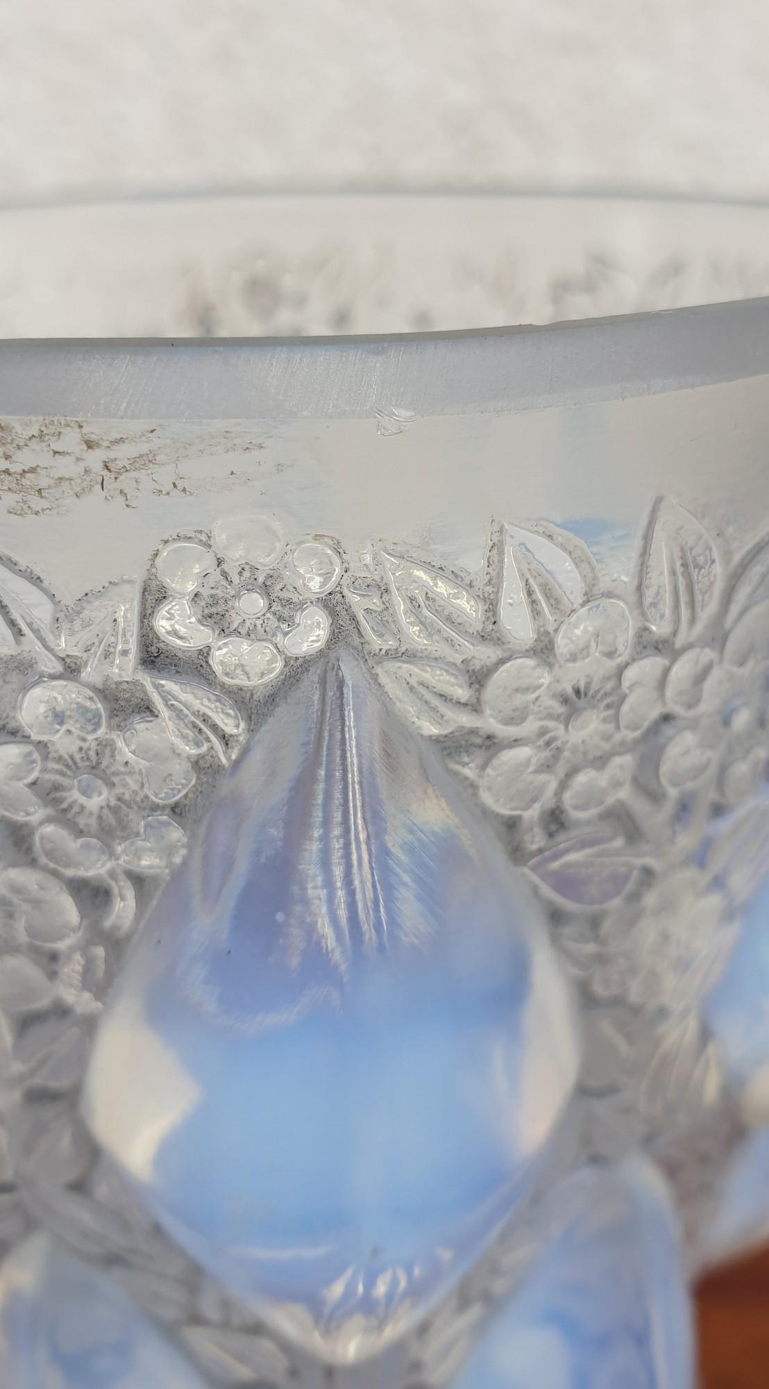 20th Century R Lalique, Rampillon Vase, XXth Century For Sale