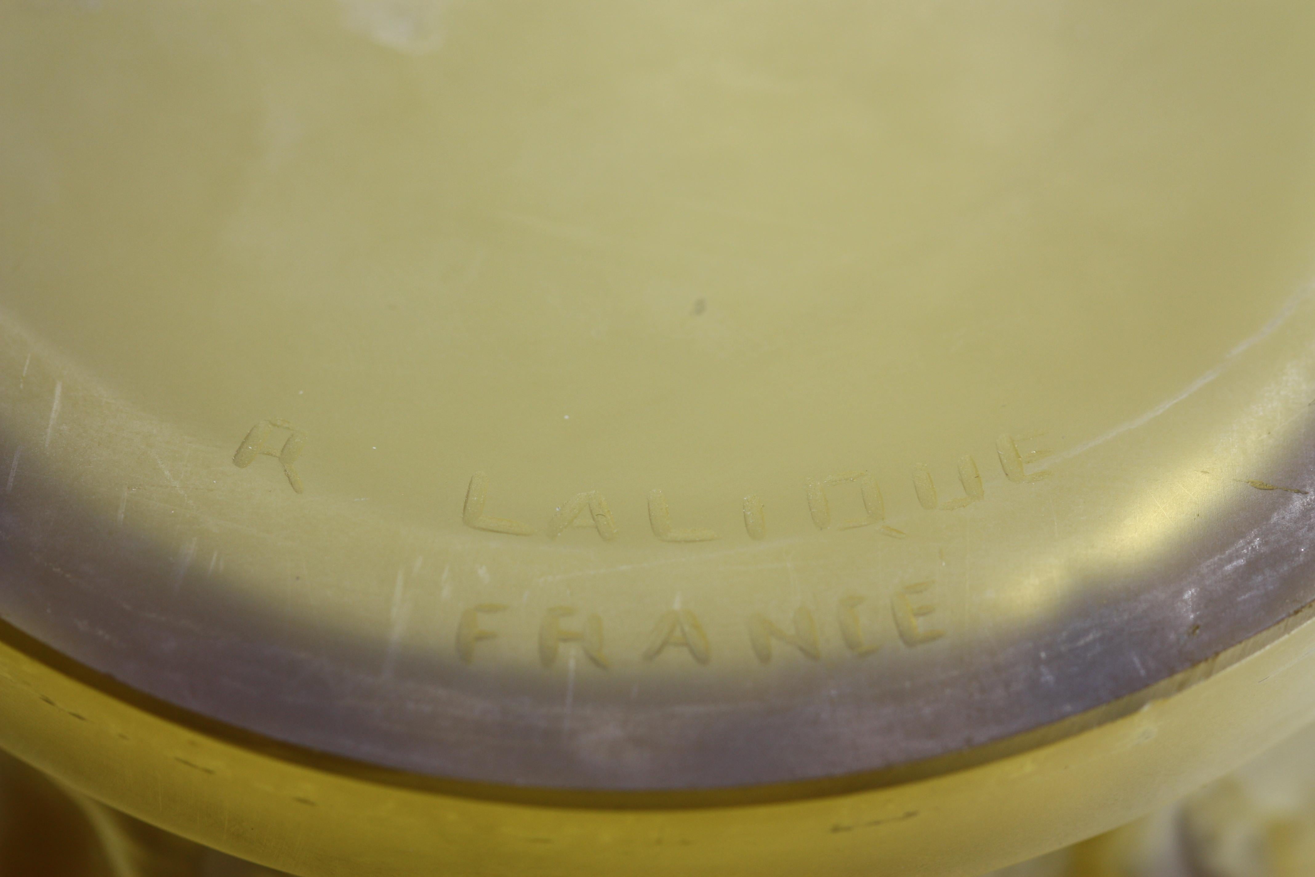 R. Lalique Raro e importante vaso Bacchantes in ambra gialla di Rene Lalique in vendita 3