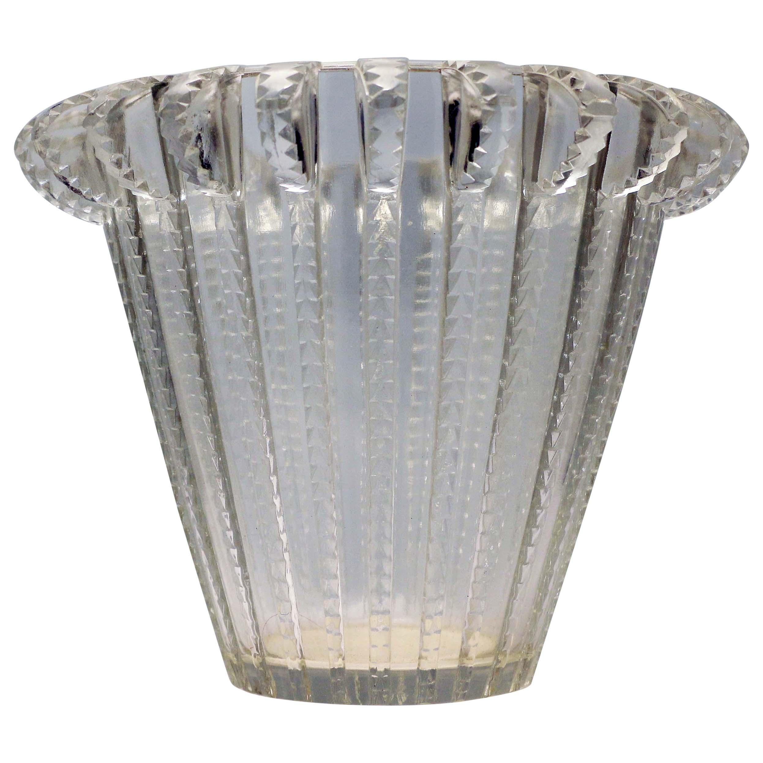 R Lalique Royal Vase