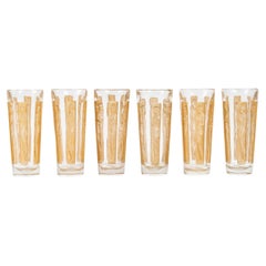 R. Lalique - “Six figurines” series of 6 goblets 1911