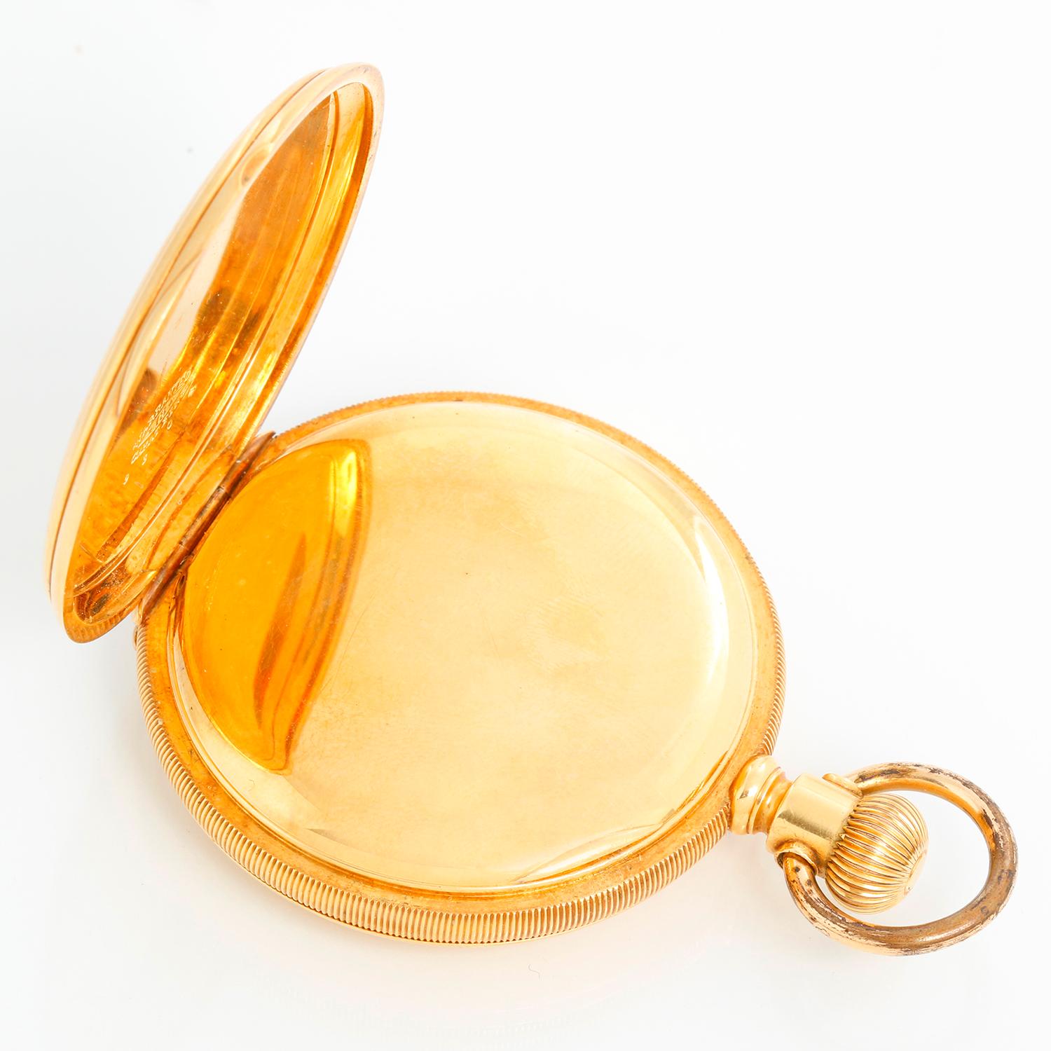 Lannier: 18 Karat Gelbgold Herren-Taschenuhr 4