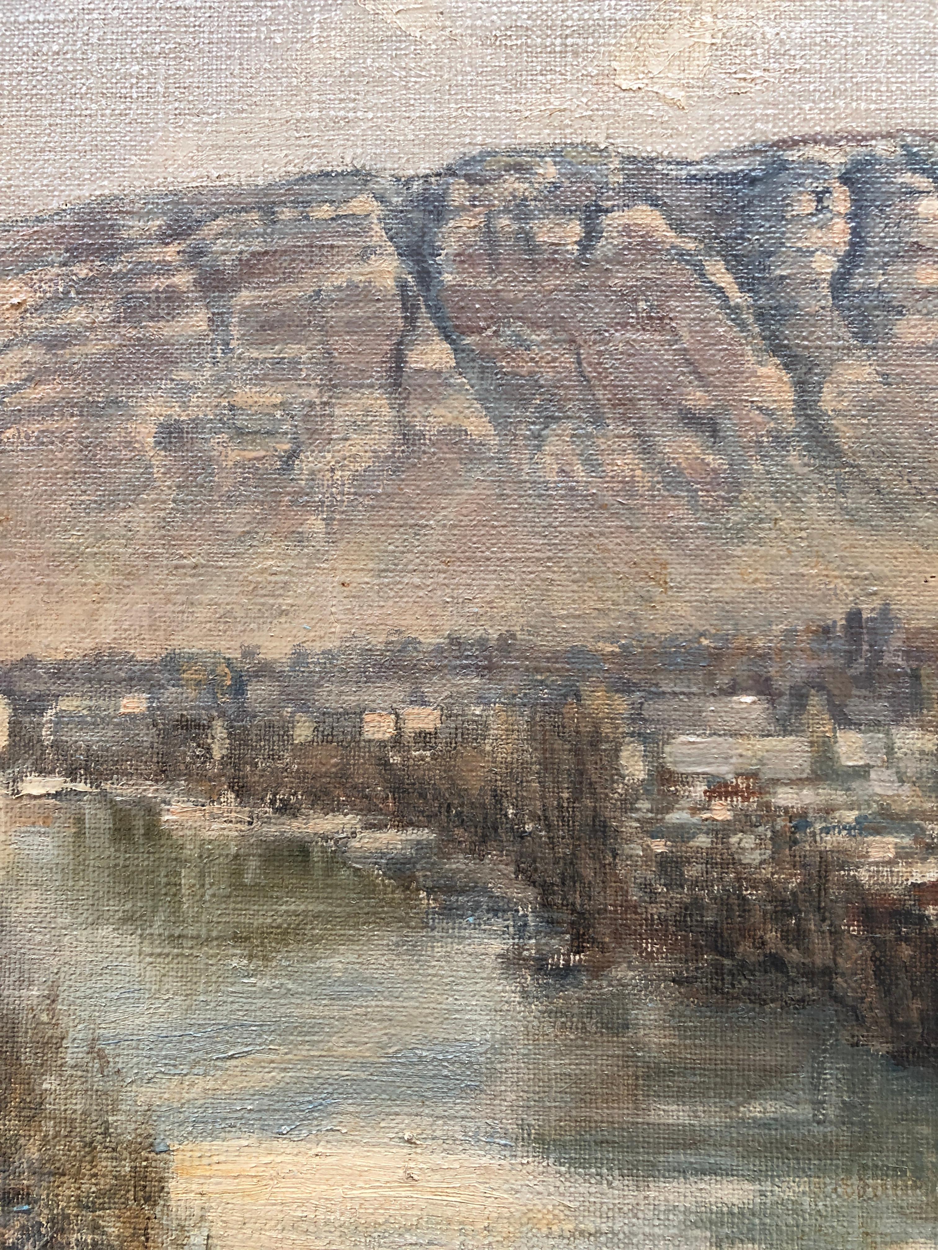 Vue sur le Salève et l'Arve, campagne genevoise en vente 1