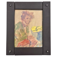 R. Loukine (1904-1988), Il venditore di meloni, Gouache e acquerello, circa 1950