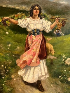 "Zingaro" di R. Luzio - Olio su tela - 72x96 cm