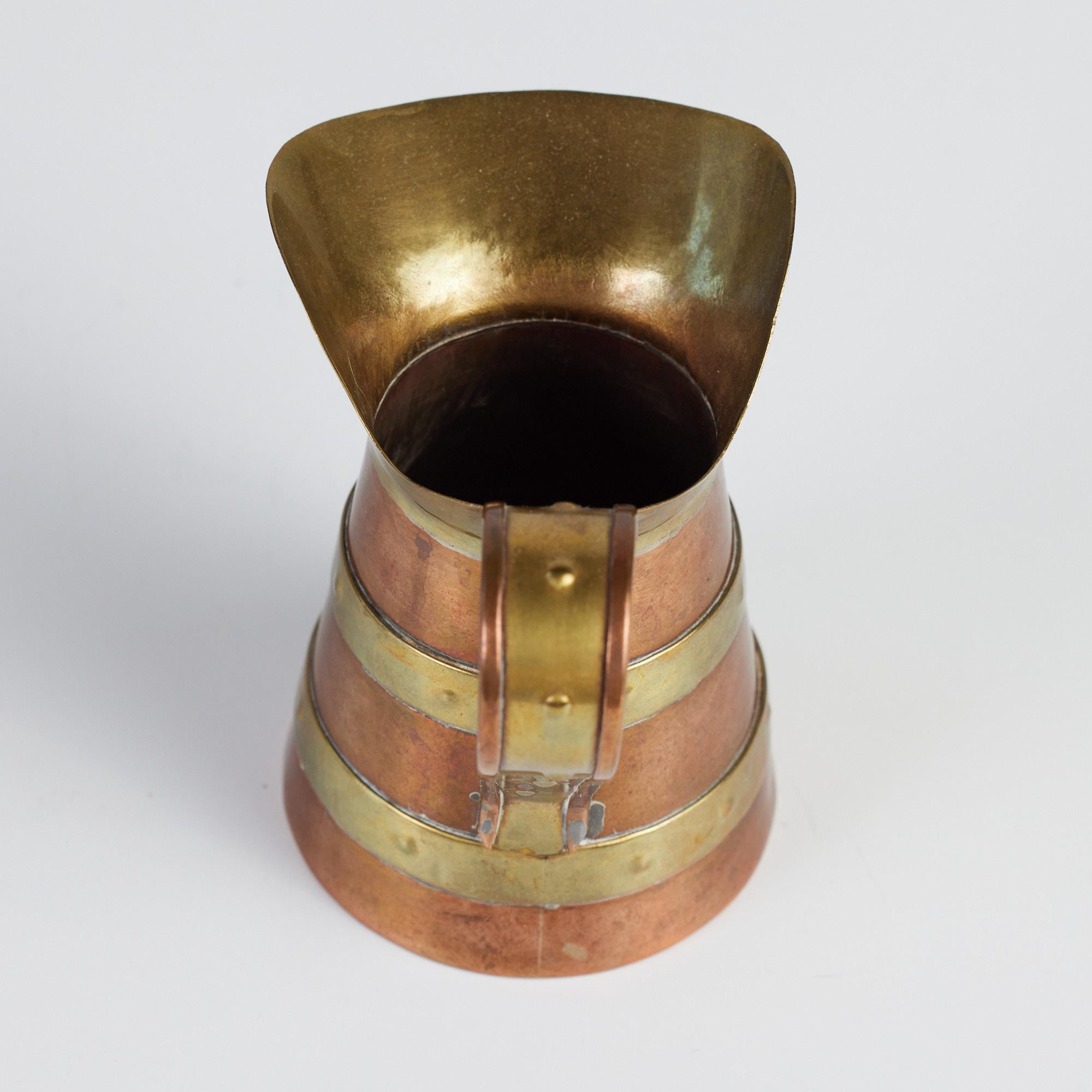 R. Martinez Mexican Brass & Copper Tea Service Set For Sale 9