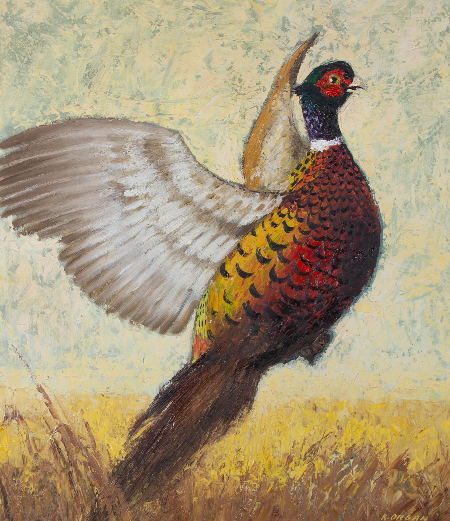 pheasant painting