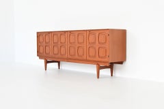 R. Rastad and A. Relling graphic sideboard Gustav Bahus Norway 1960