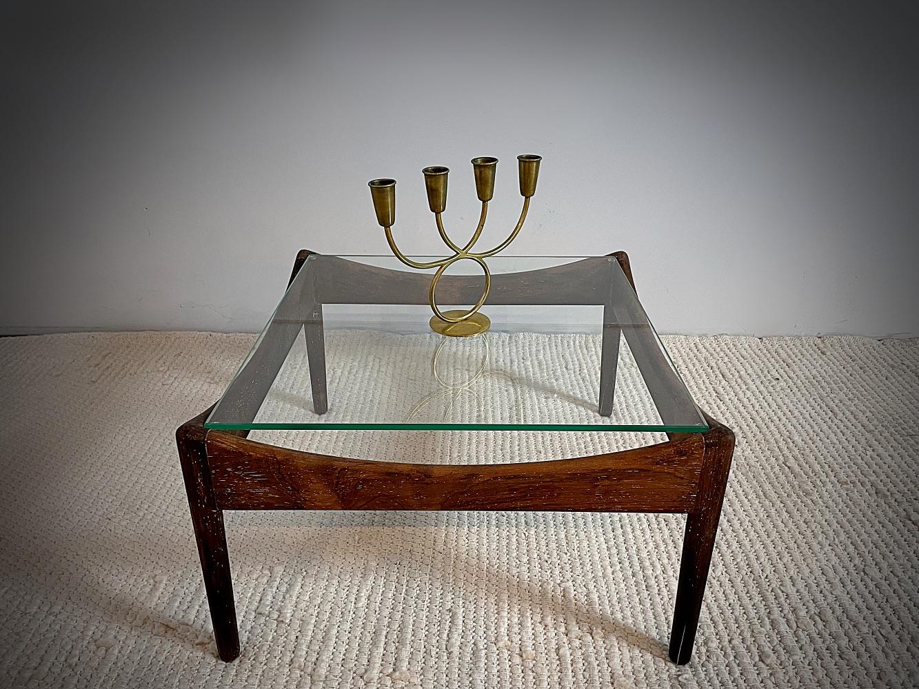 Polished R. Rohac Midcentury Organic Brass Candleholder, Candelabra, 1960s, Austria