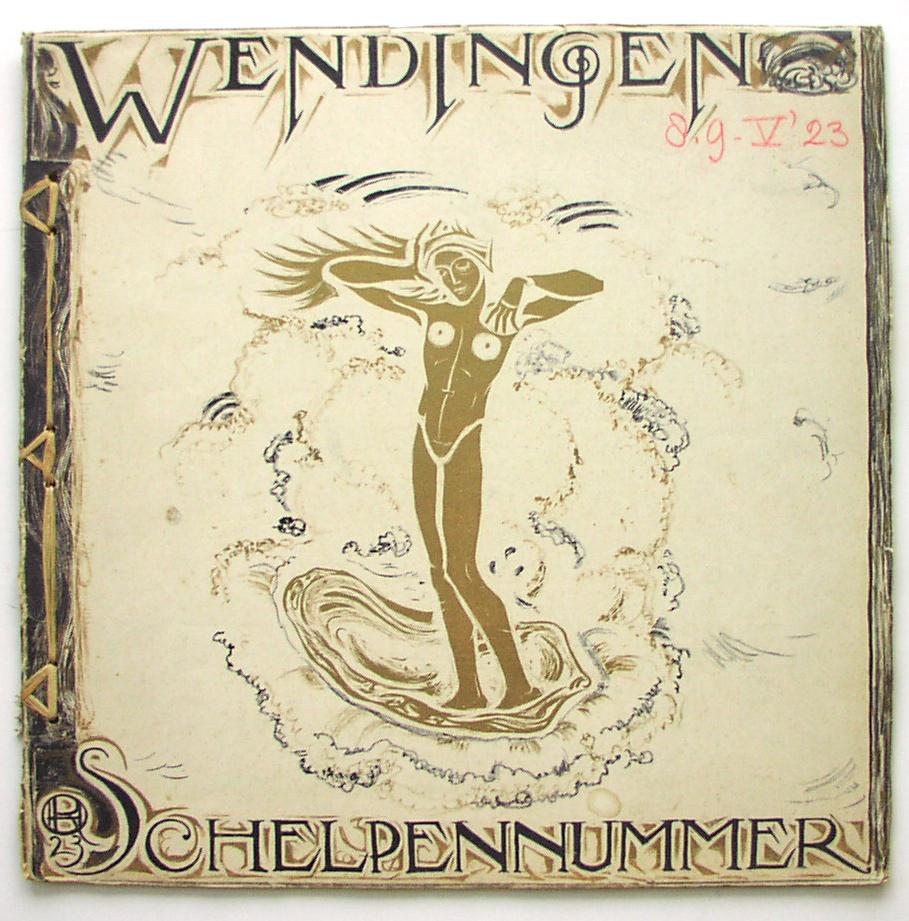 Wendingen, Ausgabe 8/9,  Deckel von R.N. Roland Holst, 1923. – Print von R. Roland Holst