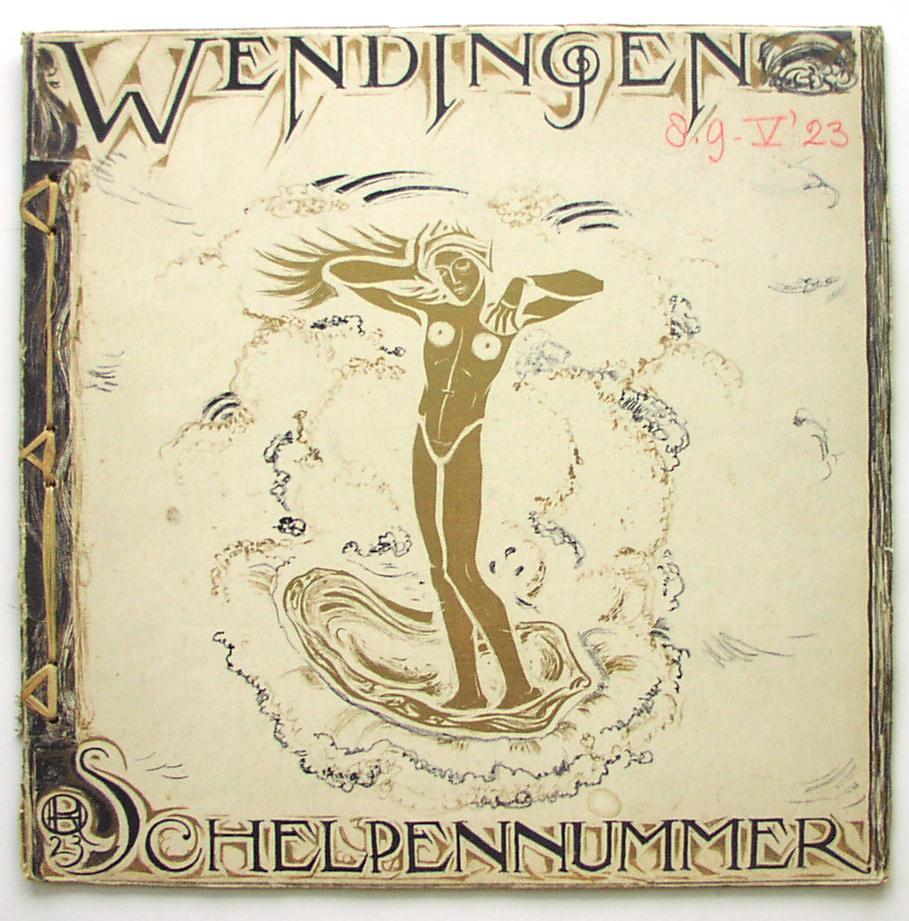 Wendingen, Issue 8/9,  Cover by R.N. Roland Holst, 1923.    - Print by R. Roland Holst