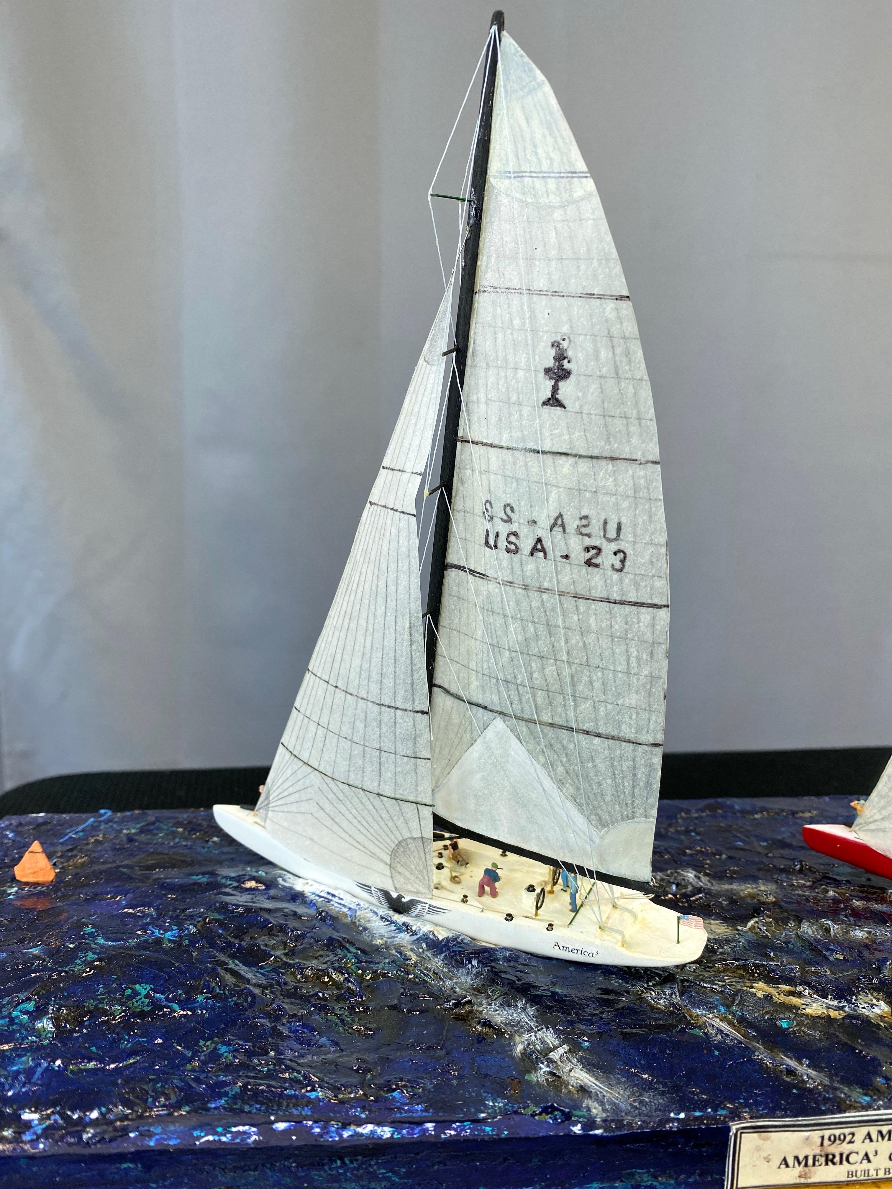 R. Royer 1992 28th America’s Cup Hand-Built Cased Diorama, 2009 7