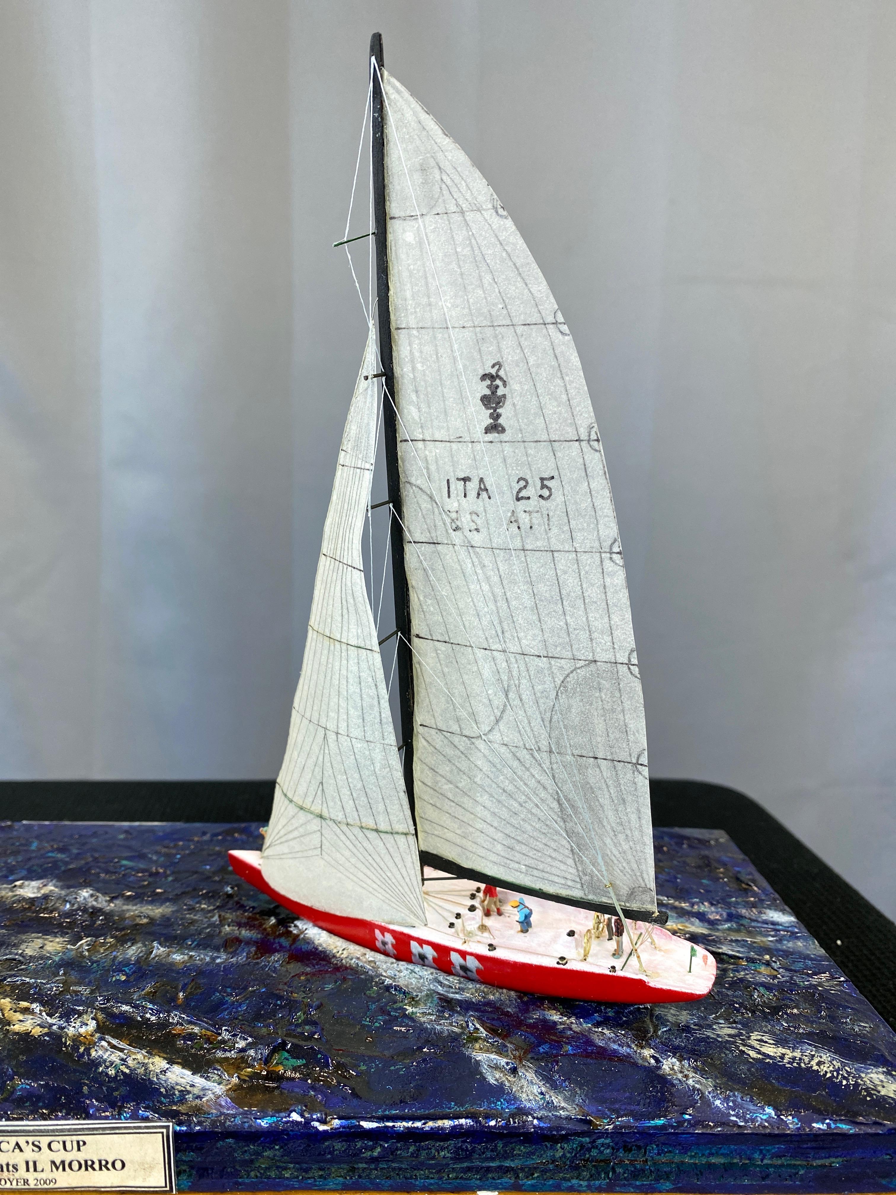 R. Royer 1992 28th America’s Cup Hand-Built Cased Diorama, 2009 9