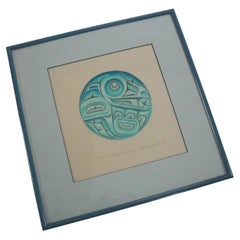 R. S. Macdonald, 'Raven Stealing the Sun', Framed Drawing, Canada, C.2001