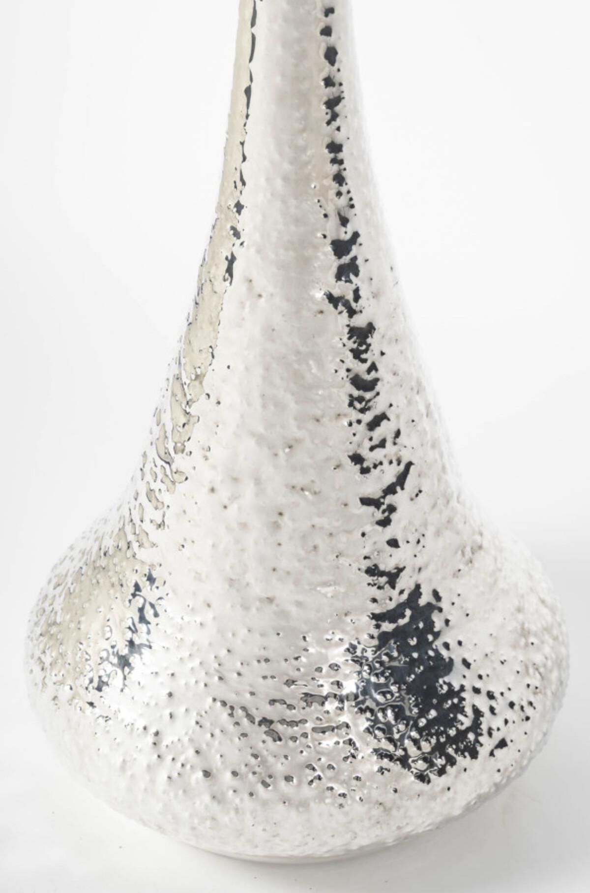 R. VALLE – Large 20th Century Solid Silver Vase – Northern Italy For Sale 2