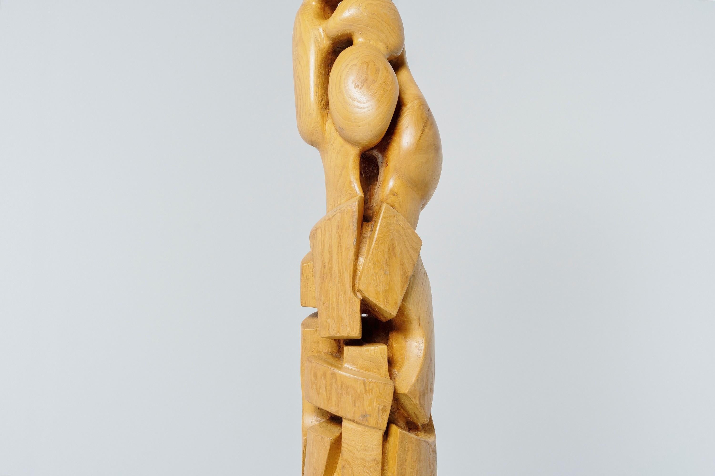 Sculpture TOTEM abstraite Hollande R van 't Zelfde des années 1970 en vente 3