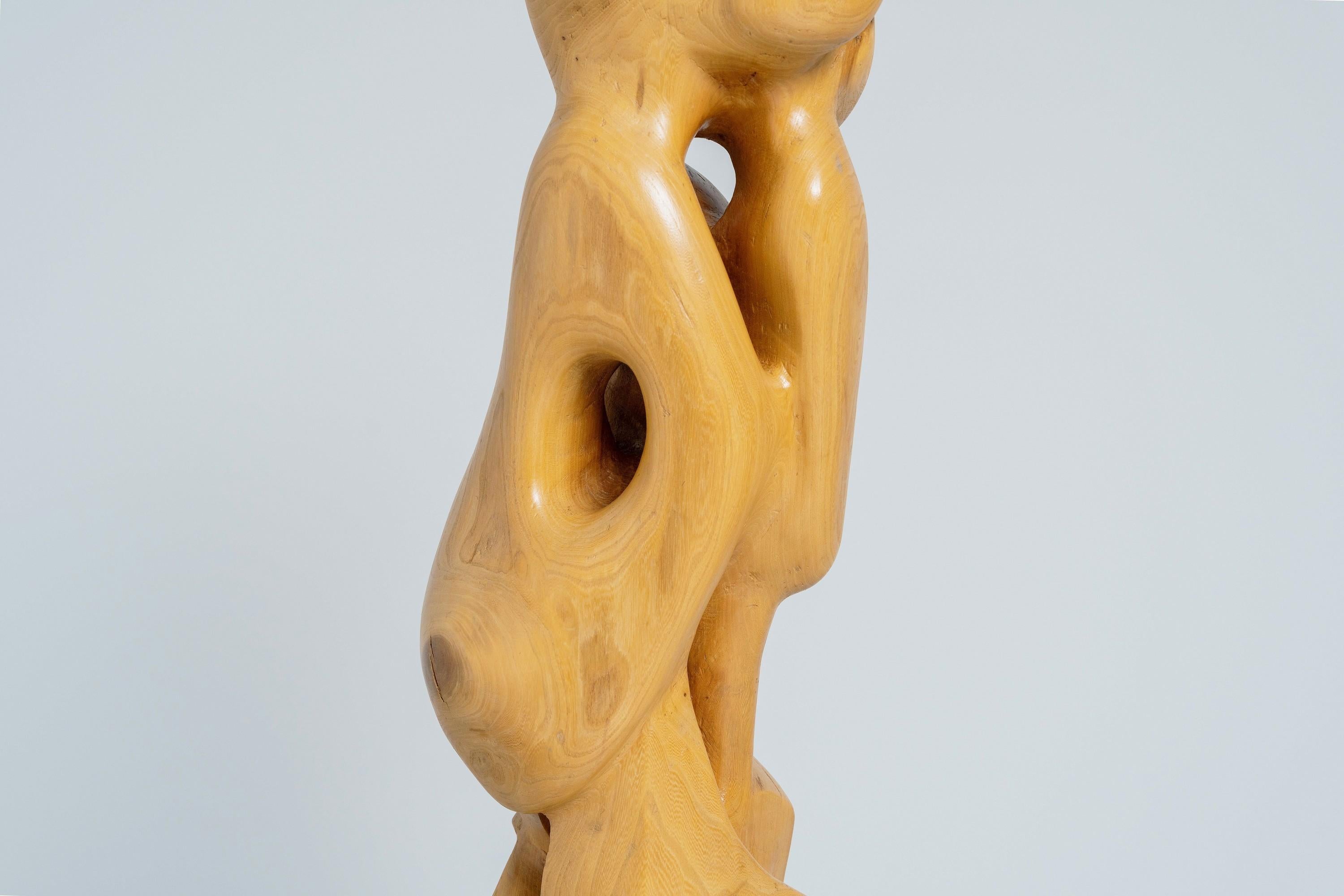 Fin du 20e siècle Sculpture TOTEM abstraite Hollande R van 't Zelfde des années 1970 en vente