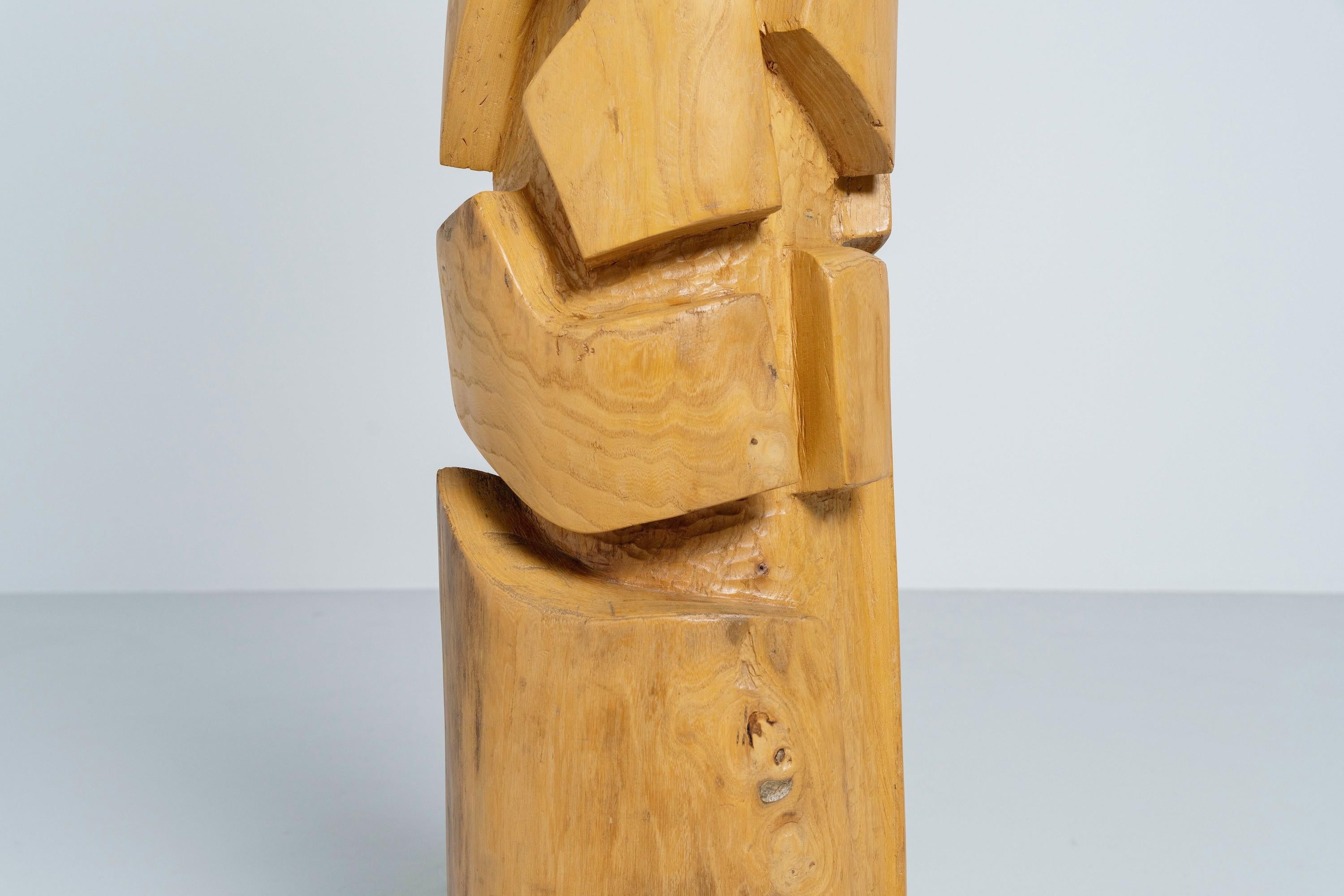 Orme Sculpture TOTEM abstraite Hollande R van 't Zelfde des années 1970 en vente