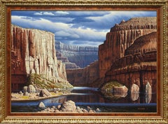 "Return to Earth", R. W. Hedge, Original Oil on Canvas, 44"x60", Grand Canyon