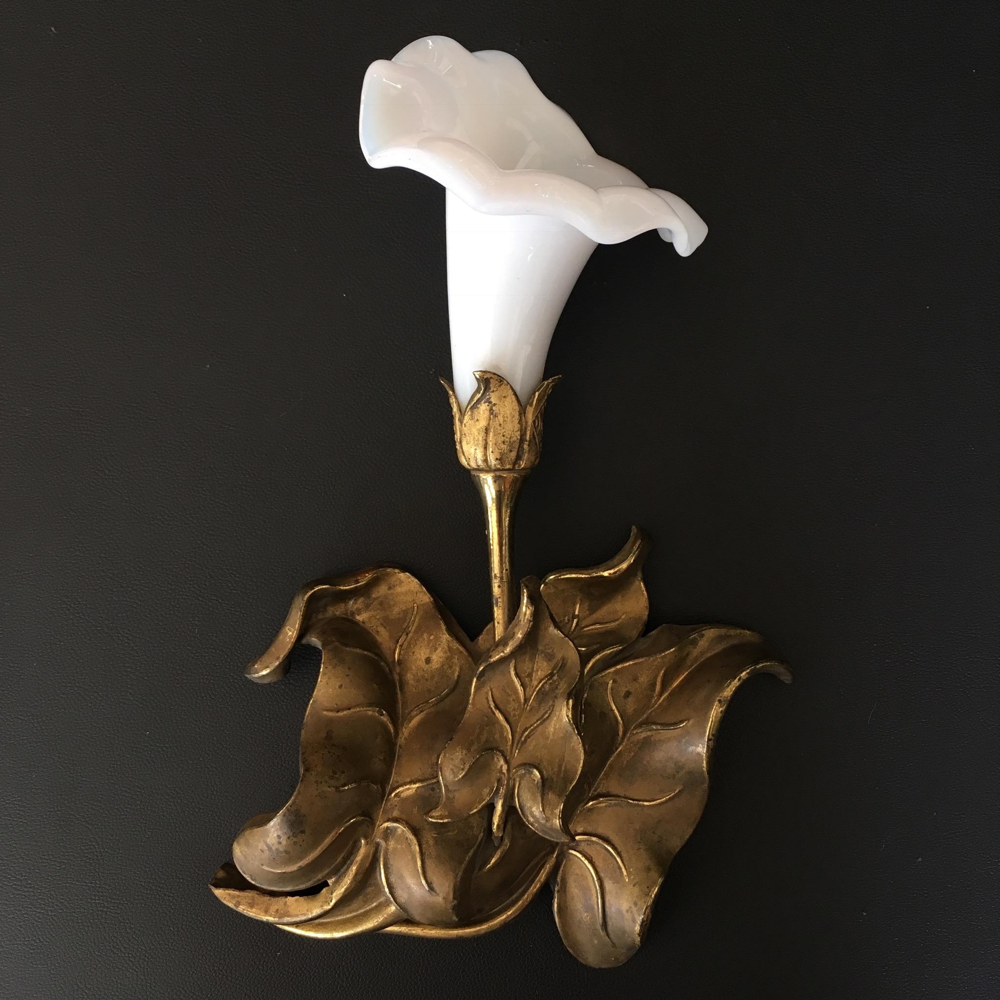 R W Winfield Convolvulvus Lily Flower Light, 1840s In Good Condition In Hastings, GB