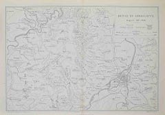 Bataille de Gravelotte - Lithographie de R. Walker - 1872