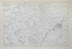 Bataille de Vionville - Lithographie de R. Walker - 1872